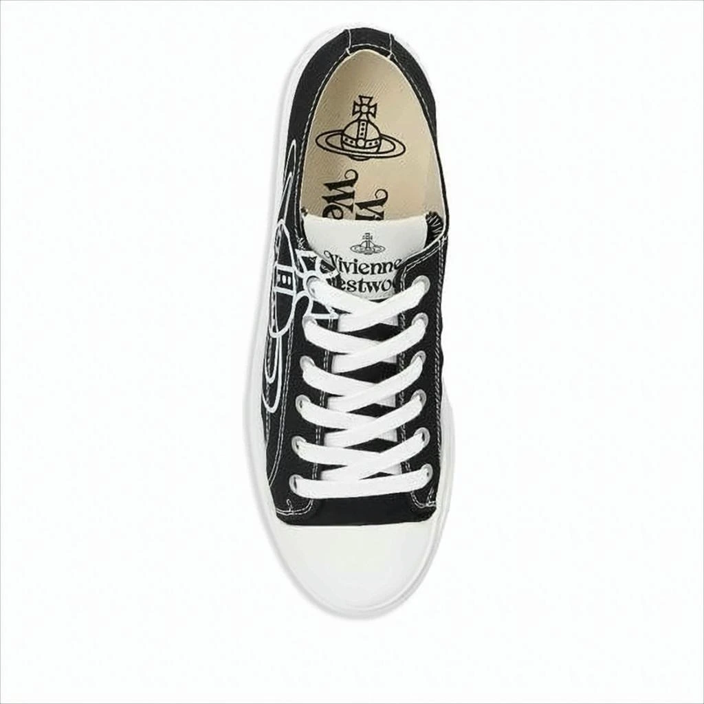 Vivienne Westwood Canvas Low-Top Sneakers with Graphic Emblem 3
