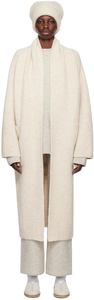 LAUREN MANOOGIAN Off-White Double Face Coat 1