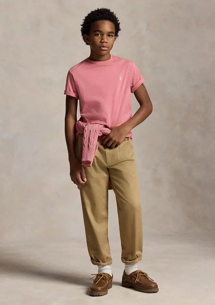 Ralph Lauren Boys 8-20 Cotton Jersey Crewneck Tee 2