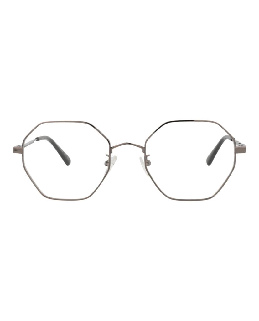 Alexander McQueen Square-Frame Metal Optical Frames