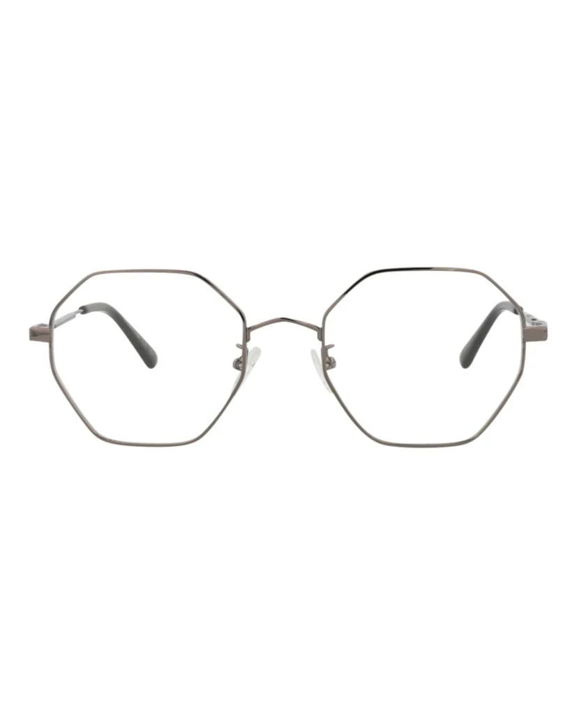 Alexander McQueen Square-Frame Metal Optical Frames 1