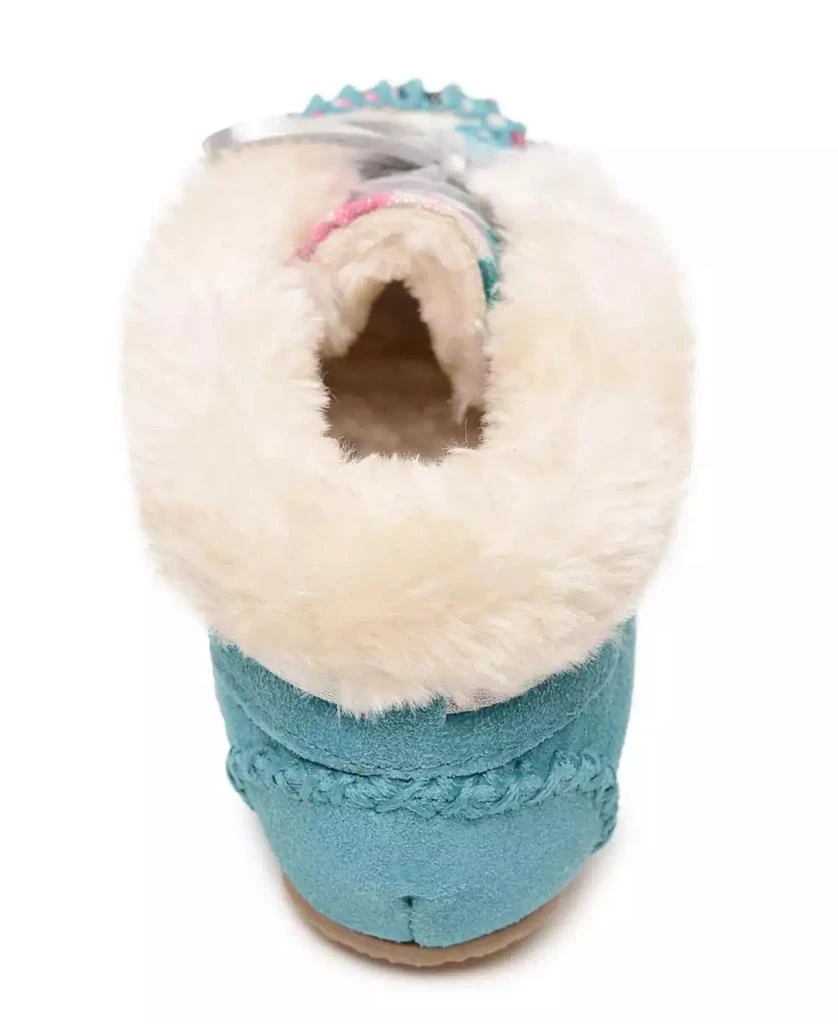 Minnetonka Little and Big Girls Charley Moccasin Slippers 3
