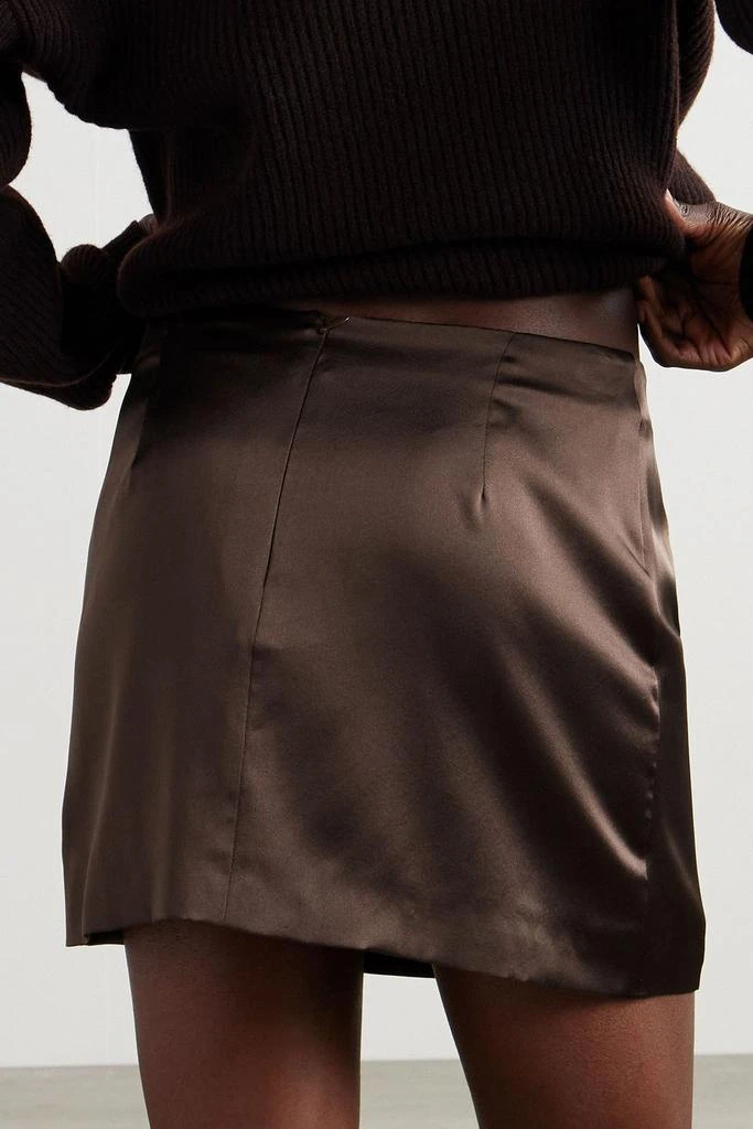 Peter Do Silk-charmeuse mini skirt 3
