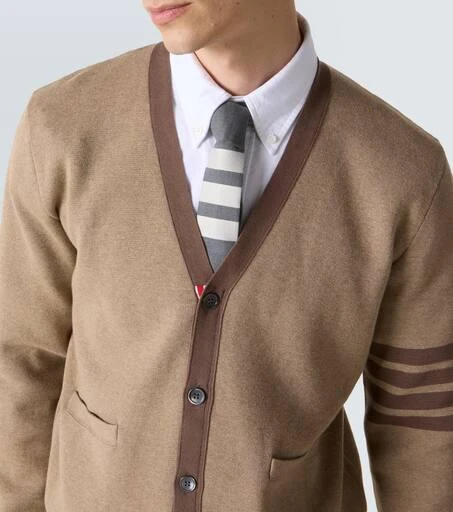 Thom Browne 4-Bar cotton cardigan 5