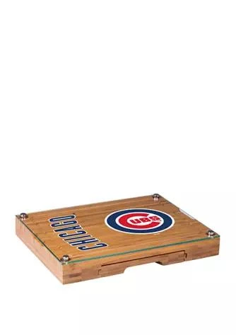 Toscana MLB Chicago Cubs Concerto Glass Top Cheese Cutting Board 
Tools Set