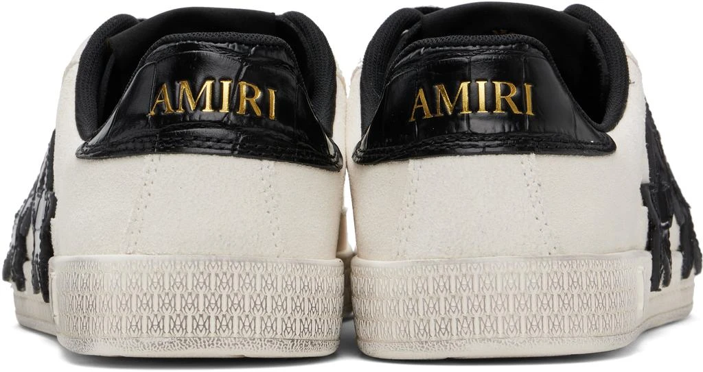 AMIRI Off-White Croc Debossed Pacific Sneakers 2