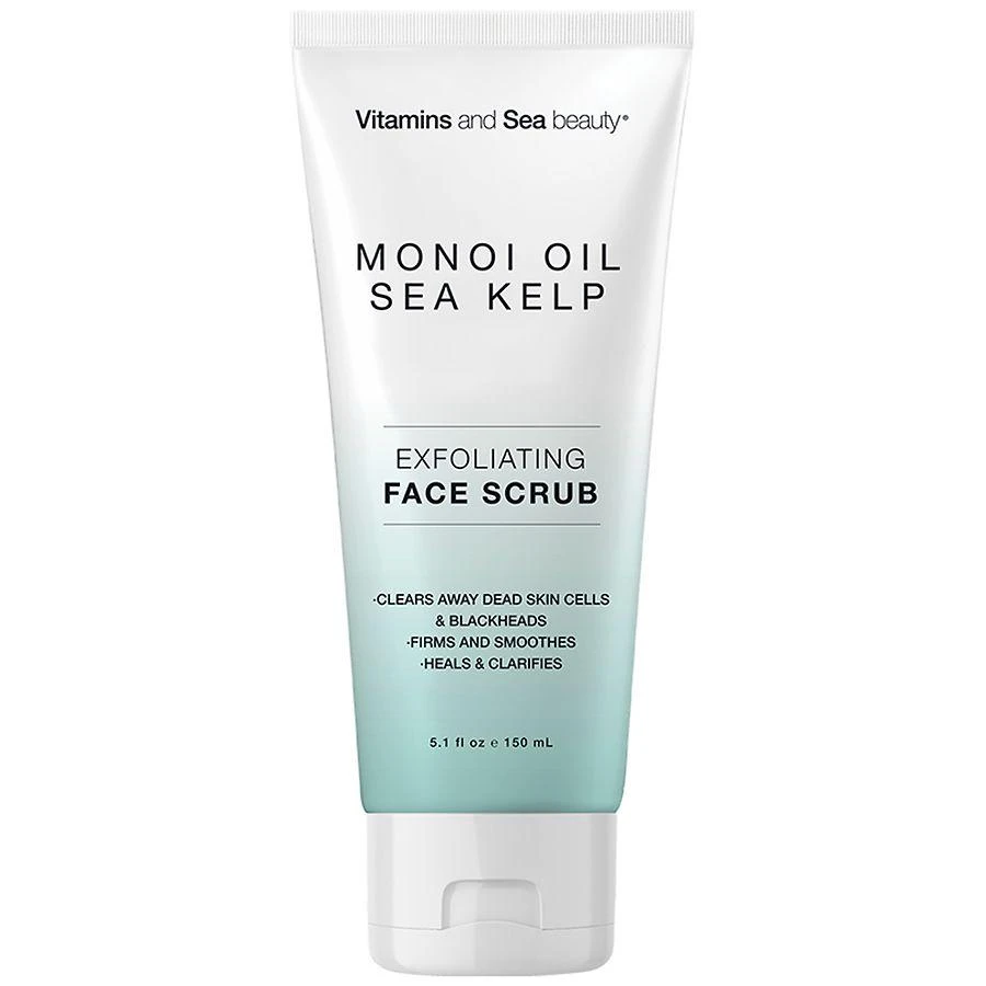 Vitamins and Sea Beauty Monoi Oil and Sea Kelp Exfoliating Face Scrub 1