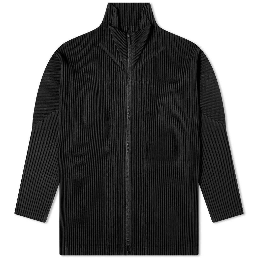Homme Plissé Issey Miyake Homme Plissé Issey Miyake Pleated Zip Up Jacket 1