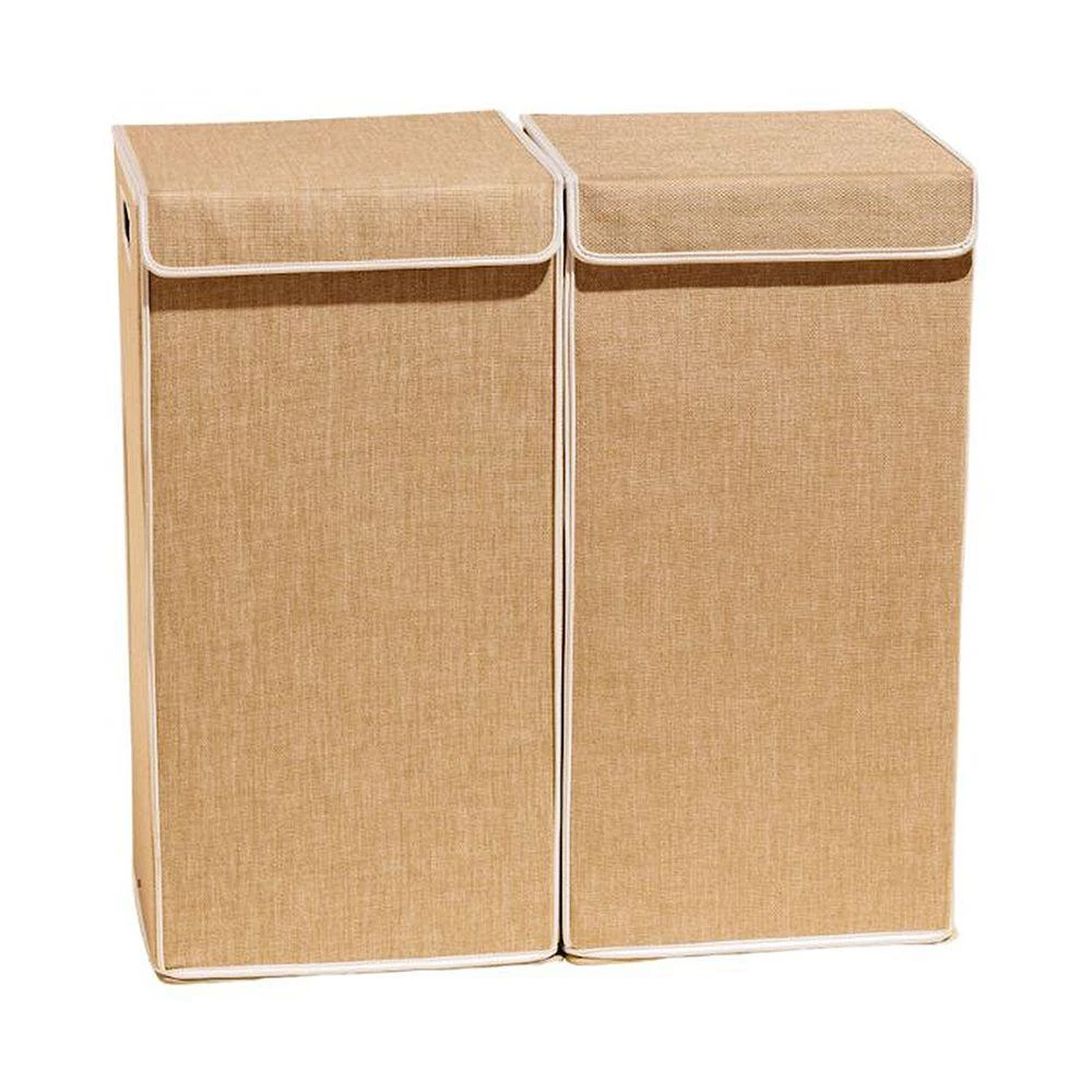 Nori Laundry Hamper with Attached Lid and Optional Wheels 9