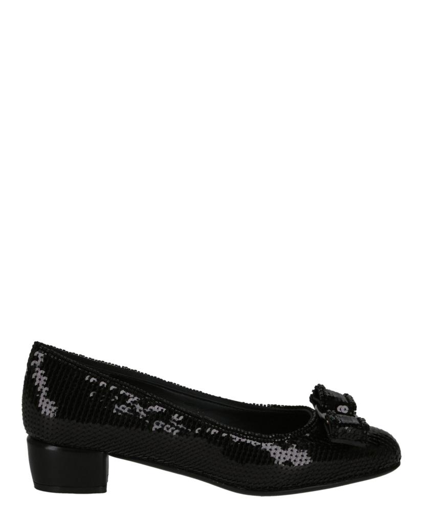 【FERRAGAMO】VARA MANTA Ferragamo Vara Manta Leather Pump - ShopStyle
