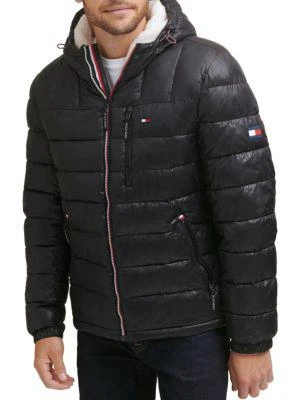 Tommy Hilfiger Faux Fur Hooded Puffer Jacket 4