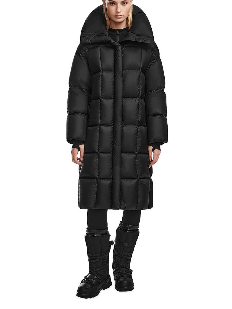 RUDSAK Sash Longline Down Puffer Coat 2