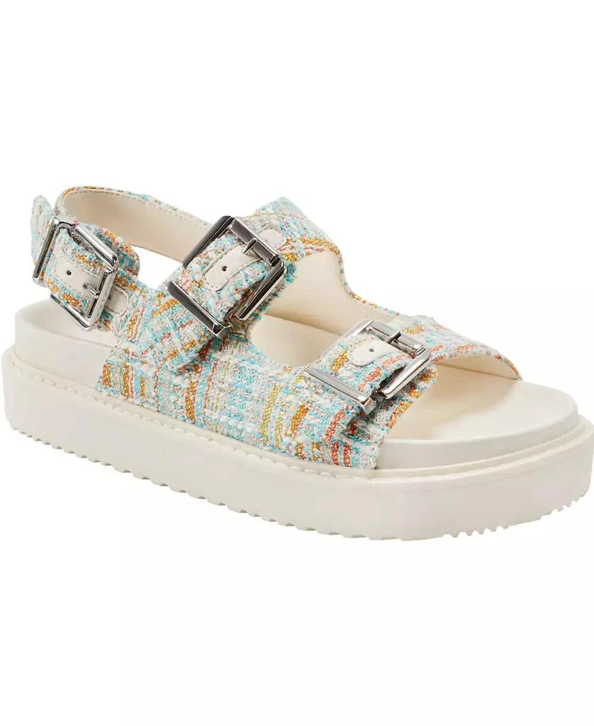 Marc Fisher Women's Agenda Buckle Straps Flatform Sandals 1