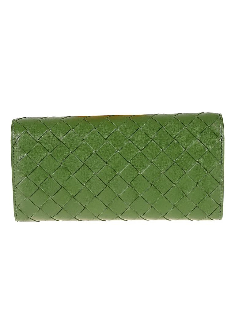 Bottega Veneta Bottega Veneta Woven Fold-Over Chained Shoulder Bag 2