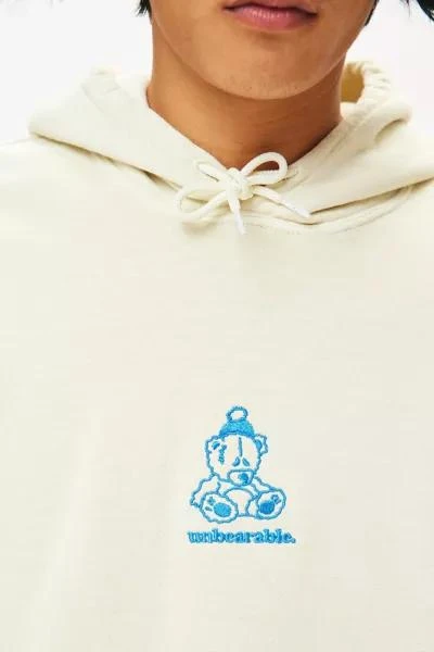 Urban Outfitters Unbearable Embroidered Hoodie Sweatshirt 4