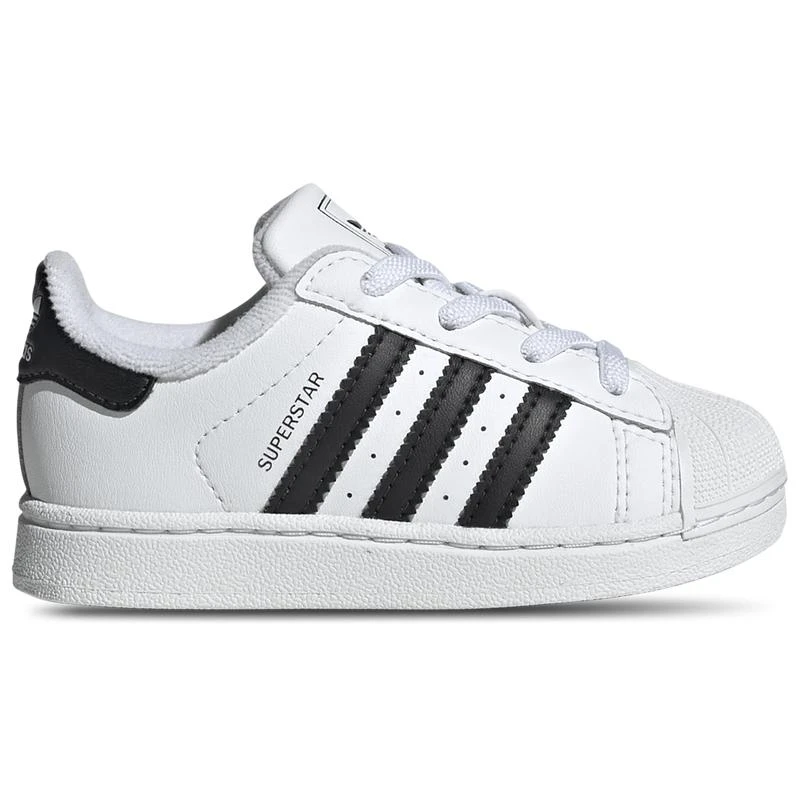 adidas Originals Superstar II White Toddler Kids' Shoes, Size: 10