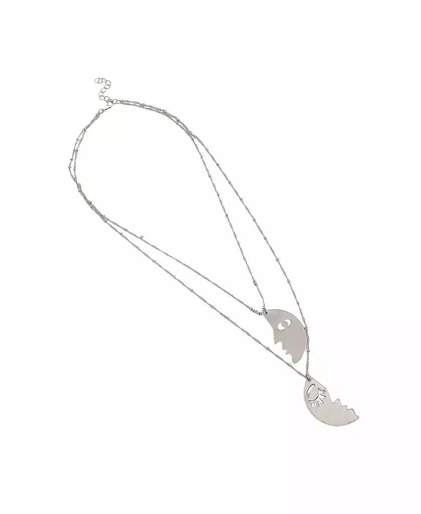 SOHI Women
s The Lovers Multi-Layer Necklace