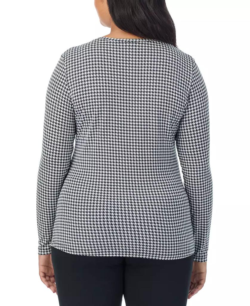 Cuddl Duds Plus Size Softwear Stretch V-Neck Top