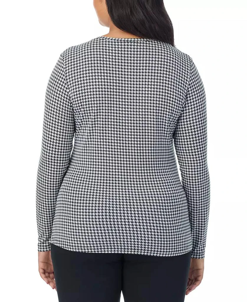 Cuddl Duds Plus Size Softwear Stretch V-Neck Top 2