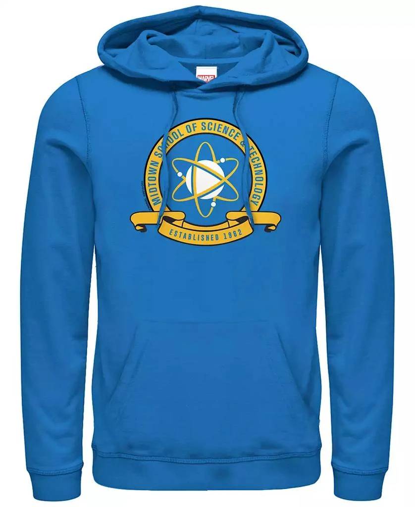 Marvel Marvel Men's Spider-Man Homecoming Midtown School of Science Emblem, Pullover Hoodie 1