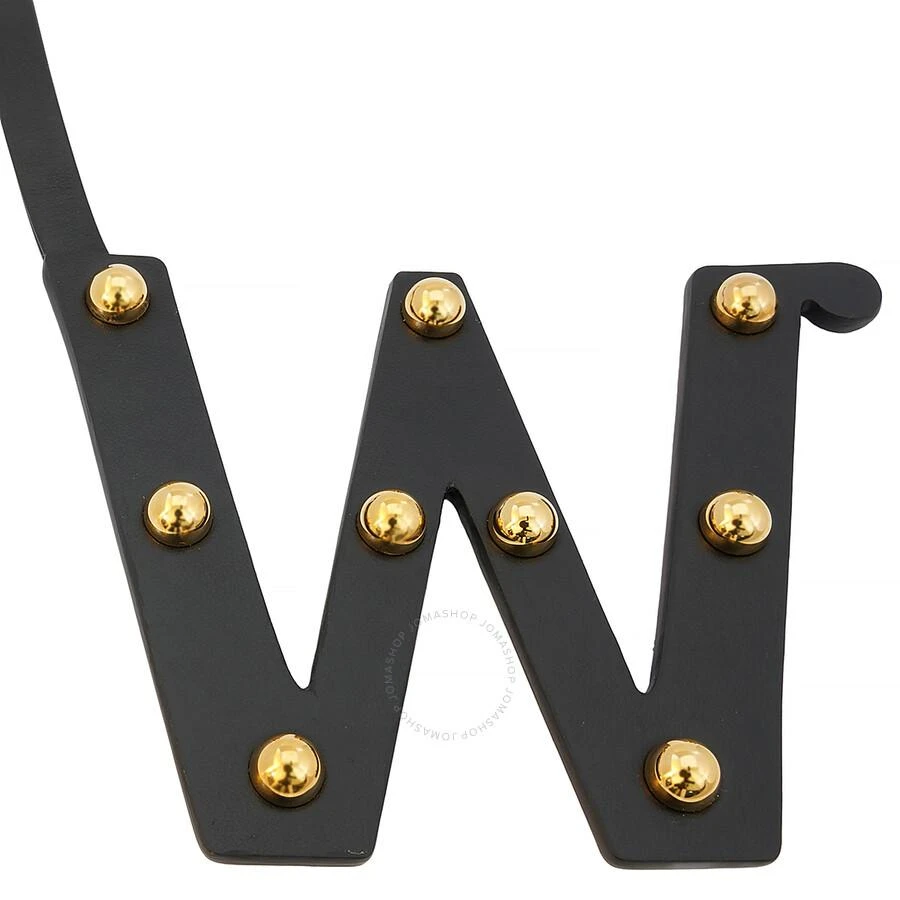 Burberry Studded Leather Alphabet W Charm 3