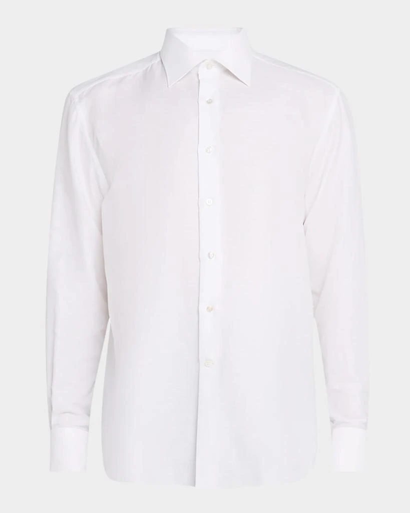 Stefano Ricci Men's Cotton-Linen Dress Shirt 1