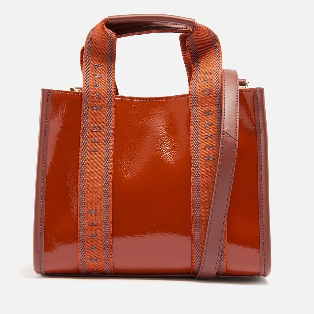 Ted Baker London Ted Baker Celiane Faux Patent Leather Tote Bag 1