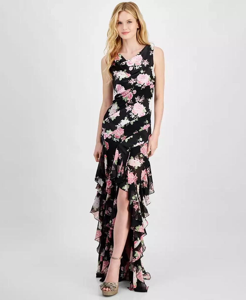 City Studios Juniors' Ruffled Floral Maxi Dress - Dresses & Skirts -  Compare Prices from 4+ Stores - Free Shipping - BeyondStyle