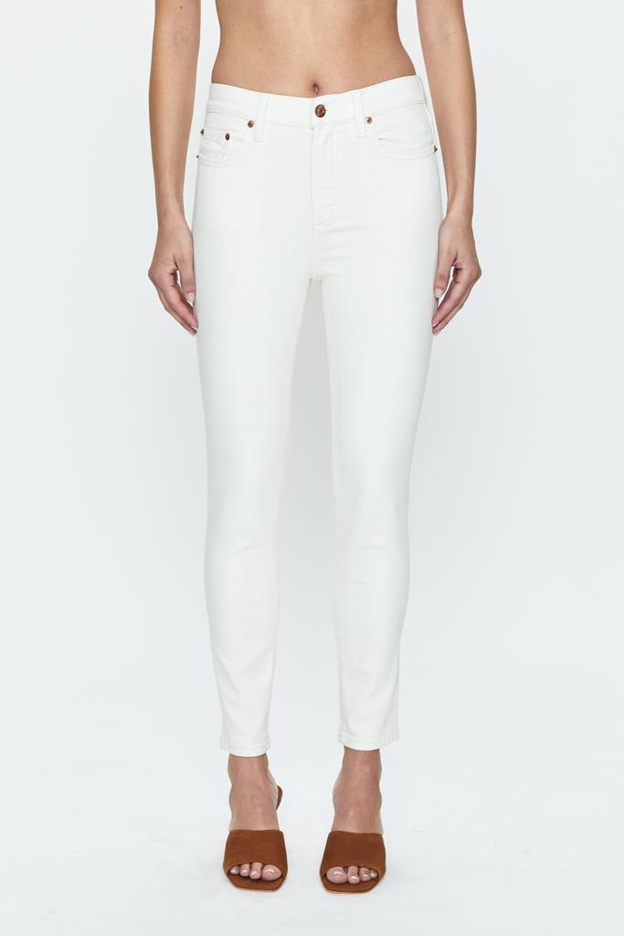 Pistola Denim Aline High Rise Skinny -  Eggshell