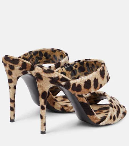 Dolce 
Gabbana x Kim printed terry mules 3