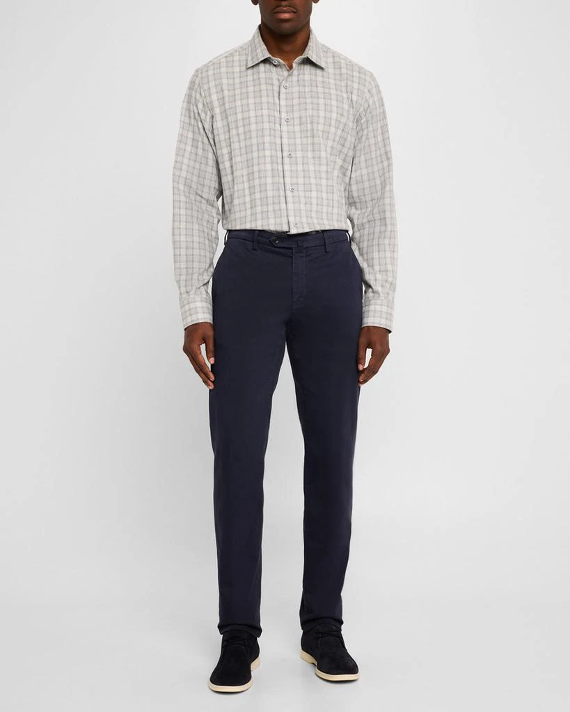 Neiman Marcus Men's Cotton and Cashmere Check Flannel Sport Shirt 2