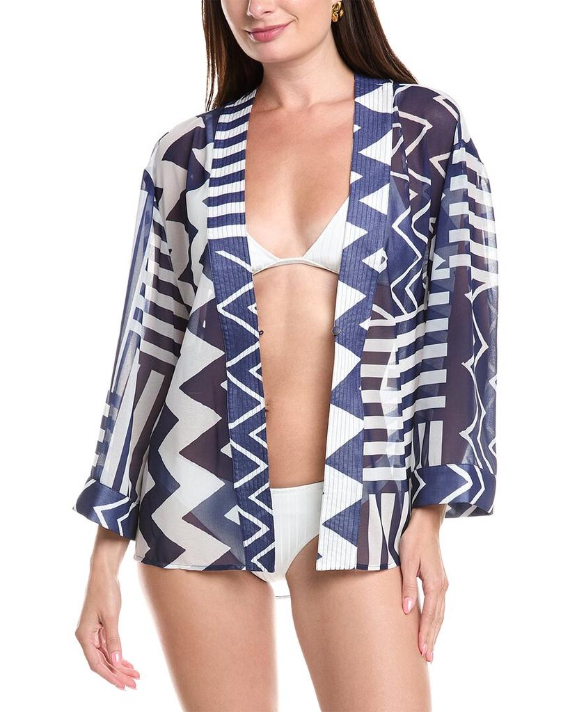 Milly Milly Patchwork Chevron Top