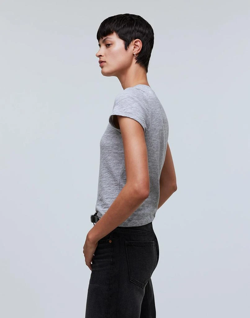 Madewell Heathered Graphic Shrunken Tee 3