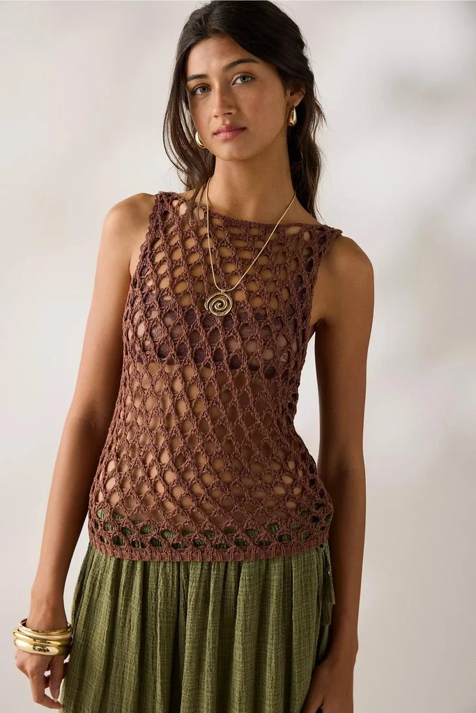 BDG BDG Nate Sheer Net Tank Top