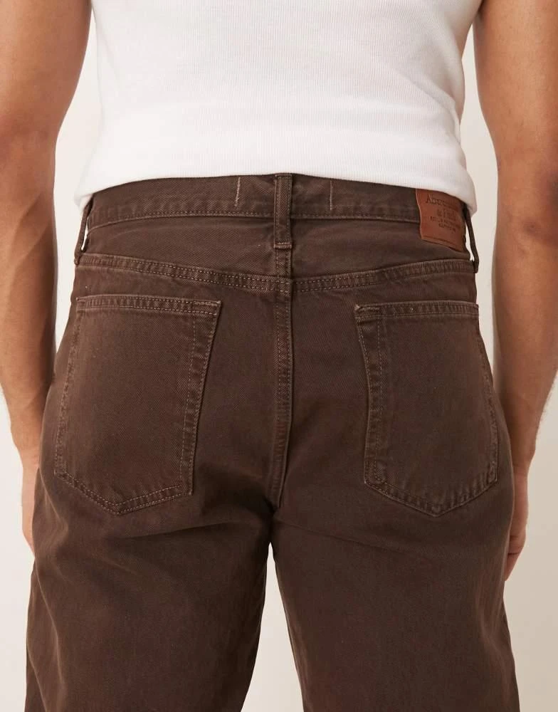 Abercrombie & Fitch Abercrombie & Fitch loose jean in dark brown 4