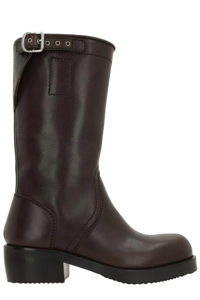 Dries Van Noten Dries Van Noten Buckle Detailed Biker Boots 1