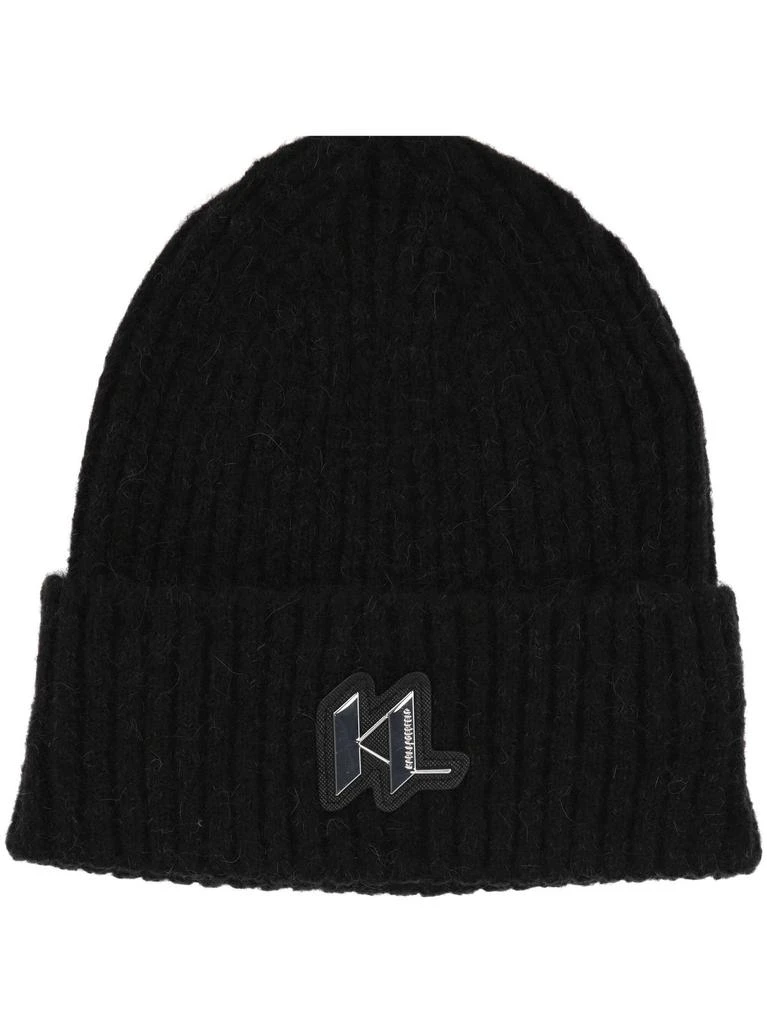 Shop Stretch-Wool Logo Beanie on Sale at BeyondStyle – Get  display picture 1