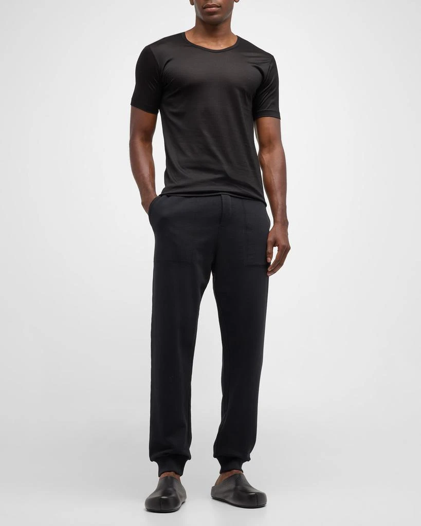 Zimmerli Men's Royal Classic Crew-Neck Cotton T-Shirt 3