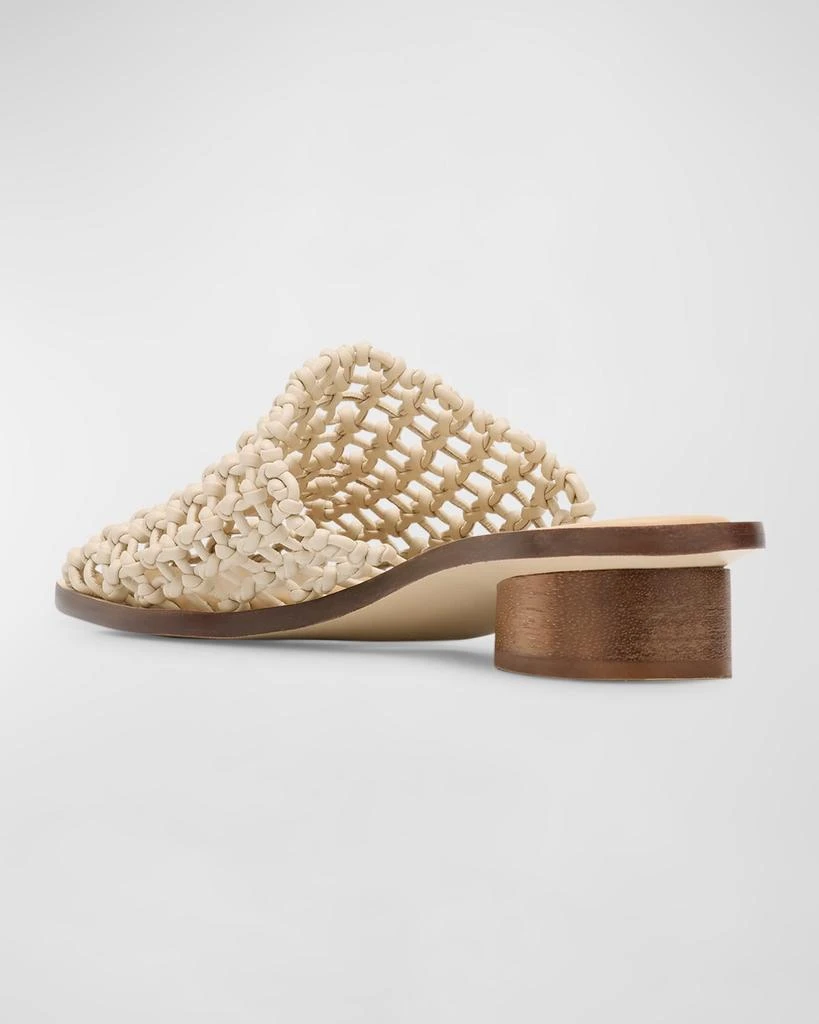 Cult Gaia Merida Leather Net Slide Mules 3