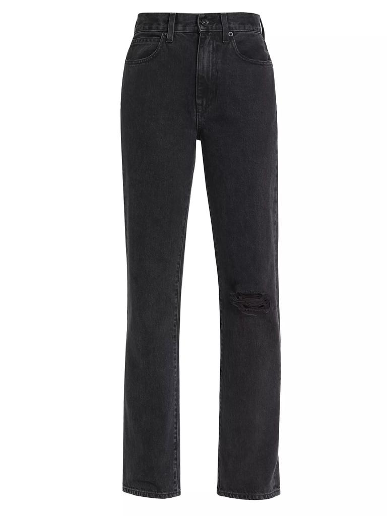 SLVRLAKE London High-Rise Rigid Straight-Leg Jeans