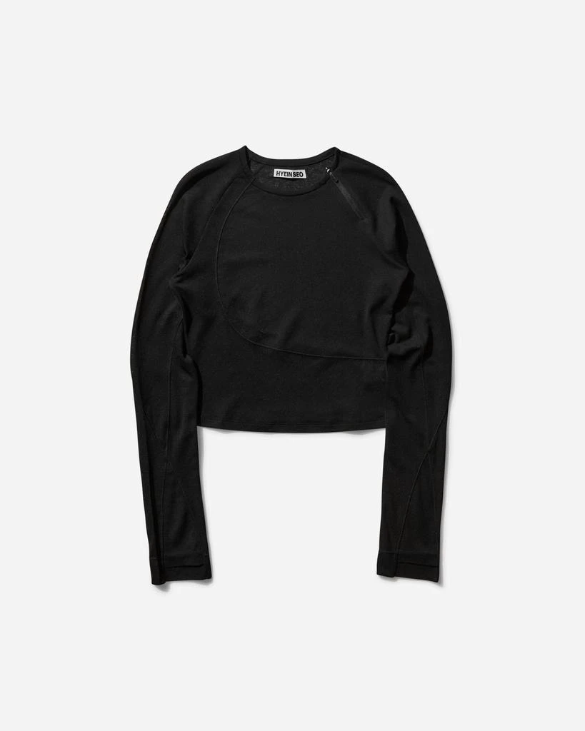 Hyein Seo Women's Helix Longsleeve Top Black 1
