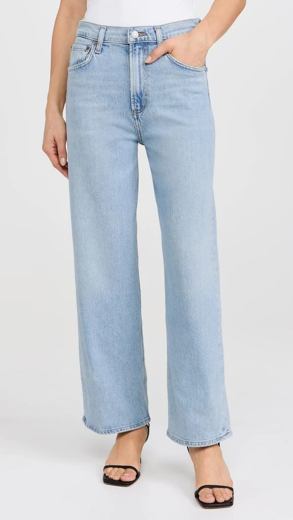 AGOLDE Ren: High Rise Wide Leg Jeans 1