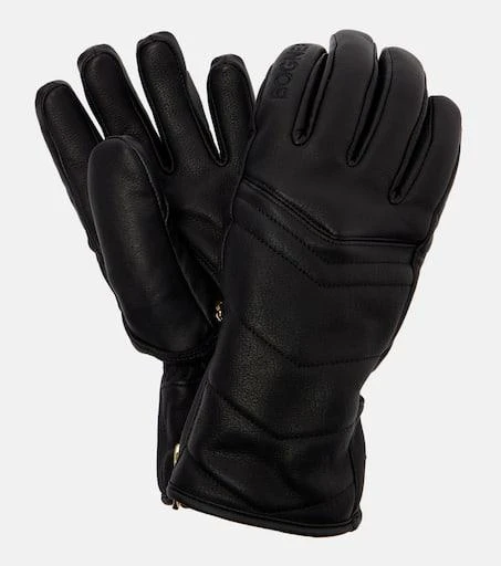 Bogner Dana quilted leather ski gloves 1