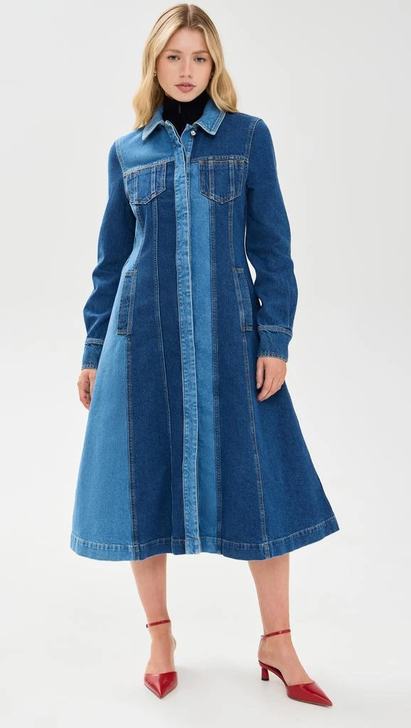 Stine Goya Long Sleeve Denim Dress 4