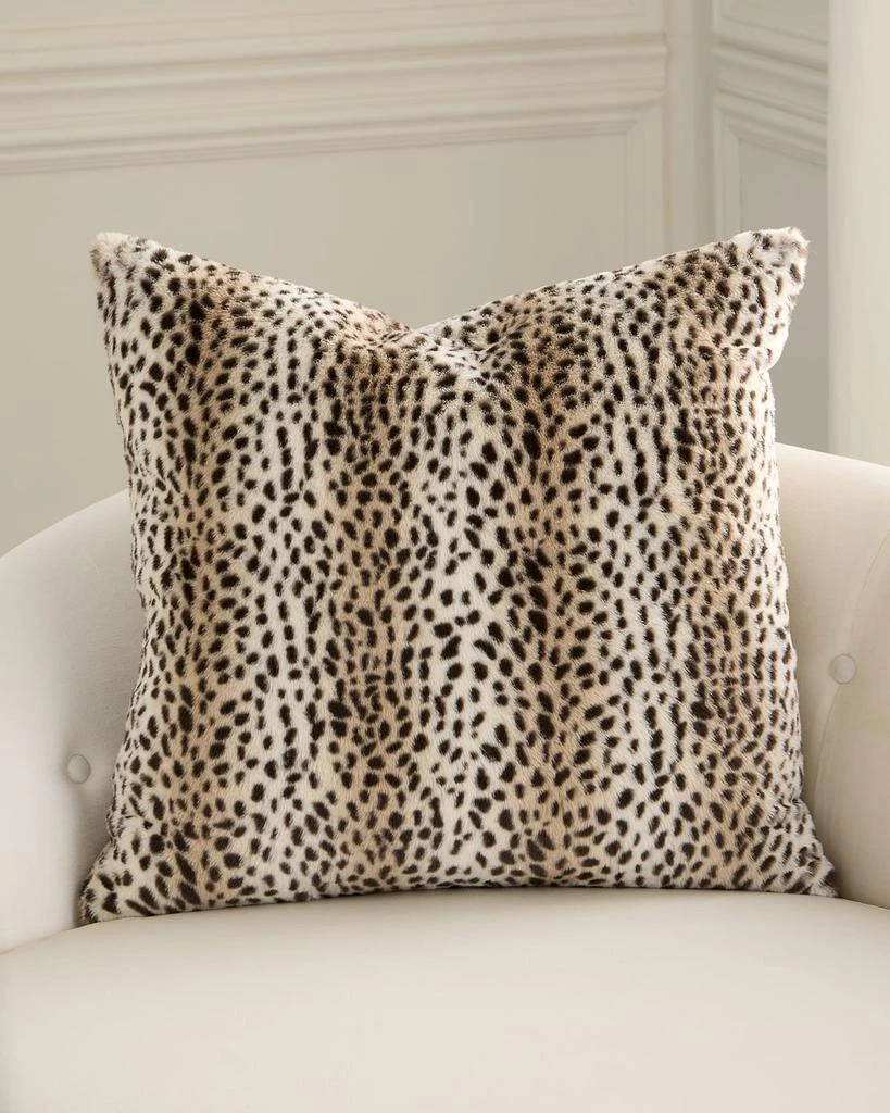 D.V. KAP Home Camille Animal-Print Decorative Pillow, 24" Square