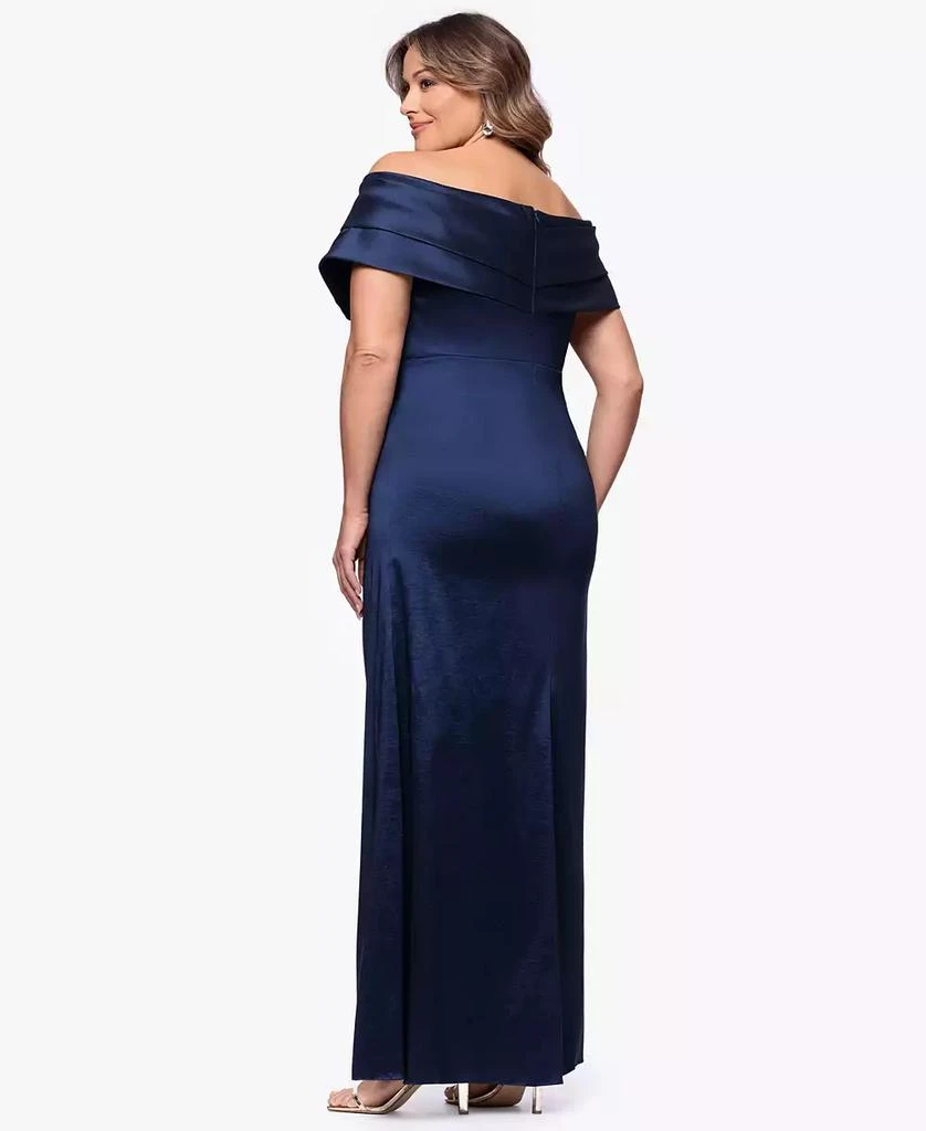 Betsy & Adam Plus Size Off-The-Shoulder Dress - Dresses & Skirts - Free Shipping - BeyondStyle Betsy & Adam Plus Size Off-The-Shoulder Dress - Dresses & Skirts - Free Shipping - BeyondStyle