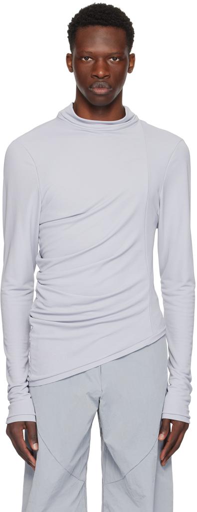 正規 DRIES VAN NOTEN Sheer Draped T-shirt 正規 DRIES VAN NOTEN Sheer Draped T-shirt