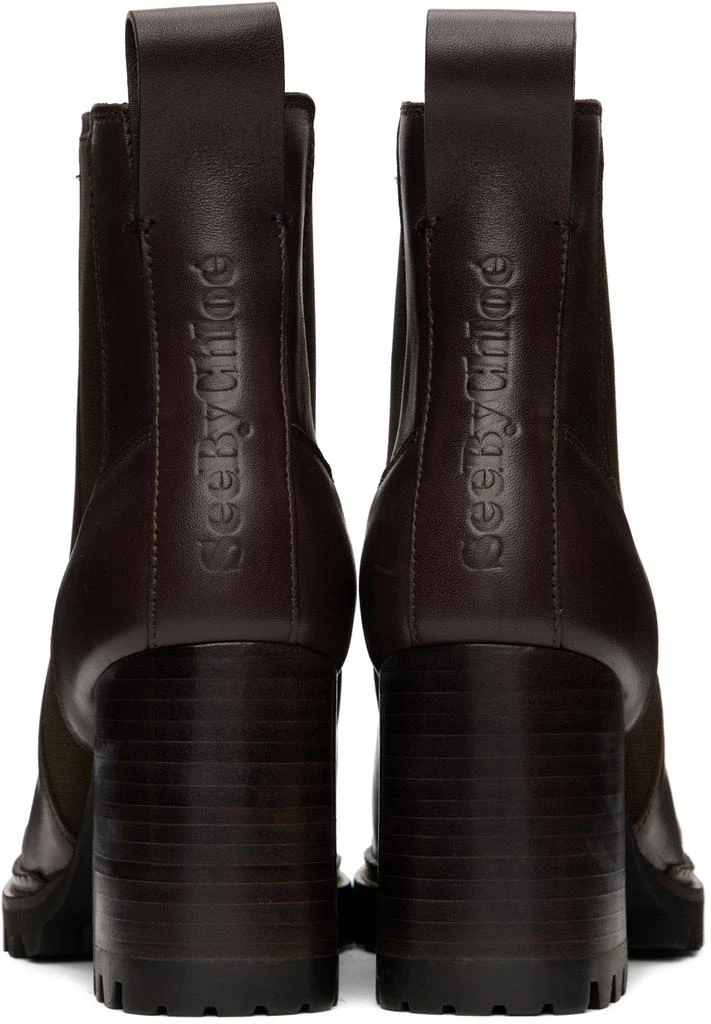 See by Chloé Brown Mallory Chelsea Boots 2