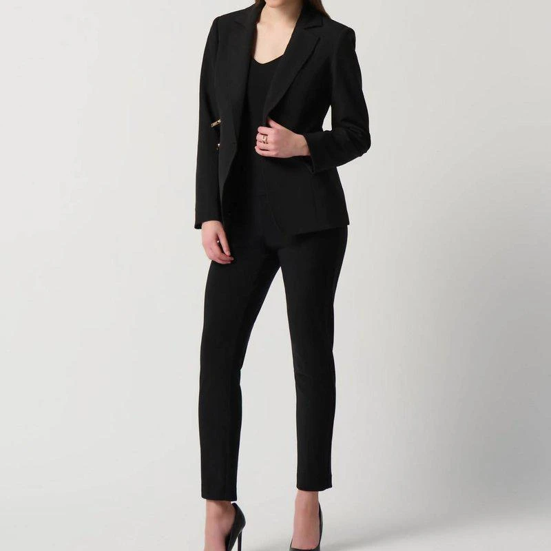 Joseph Ribkoff Blazer With Zippered Pockets 2