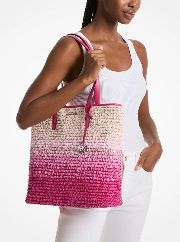 Michael Kors The Michael Large Ombré Straw Tote Bag 3